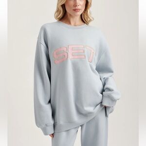 SET ACTIVE Staple SET Crewneck blush M/L